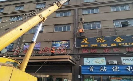 资阳安装较高的门店招牌有什么好的方法？